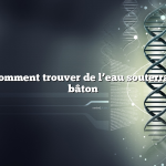 Question : Comment trouver de l’eau souterraine avec un bâton